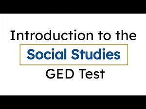 GED Basics: 2025 Social Studies Test Overview
