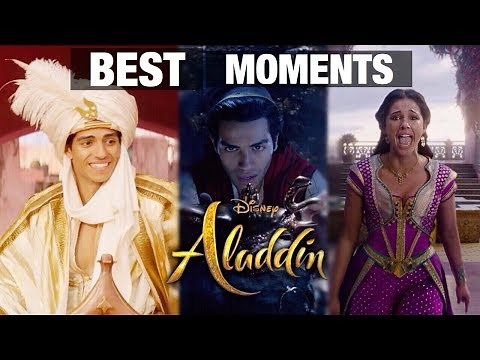 ALADDIN (2019) Best Moments - Prince Ali, Speechless & Genie's Lamp