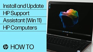 How to Install and Update HP Support Assistant in Windows 11.