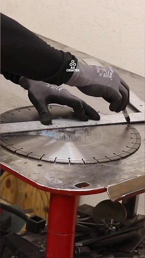 AX Creates official Creative idea with old saw blade!! #fypシ゚viral #viral #tech #diy #technology #diy #herramientas #foryou | AX Creates