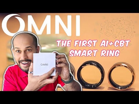 The World's First AI CBT Smart Ring? Omni Health Ring First Impression!