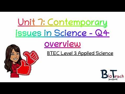 BTEC Applied Science Unit 7 Question 4 Exam Prep - BioTeach