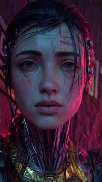 Biopunk Cyborg Portraits 🌆⚙️ Neon Micro Detail 32K