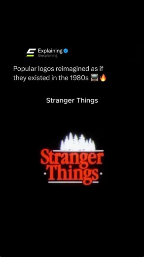 Explaining on Instagram: "Since the 1980s, logos have evolved from bold, complex designs into cleaner, simpler identities. Back then, brands favored thick outlines, gradients, shadows, and detailed illustrations that stood out on print, billboards, and early television. 🎨📺 As the digital age arrived, logos shifted toward minimalism. Flat colors, clean typography, and simple shapes became the norm, making designs more adaptable across apps, websites, and social media. Scalability and instant re