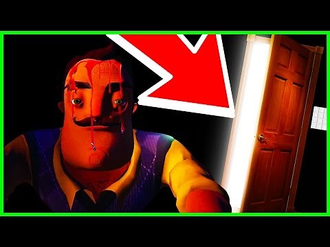 Hello Neighbor ENDING 🌟SECRET DOOR OPENED-HOW TO GET IN🌟 - Hello Neighbor Gameplay Funny Moments