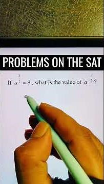 Solving Sat Math Problems | Solving the Hardest SAT Math Problems #sat