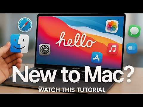 New to Mac? Mac Tutorial 2025 (Complete macOS Beginner’s Guide)