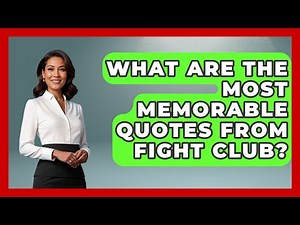 What Are The Most Memorable Quotes From Fight Club? - Fictional Journeys