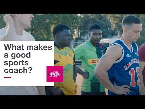 What Makes A Good Sports Coach | Oxford Brookes University