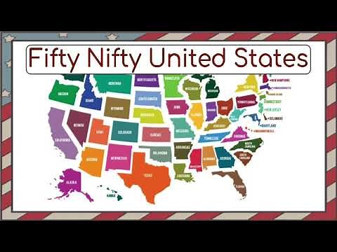 Fifty Nifty United States Lyric Video (with claps)