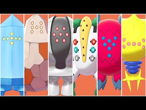 REGI POKEMON TEAM! Regice, Registeel, Regirock, Regigigas, Regidrago, Regieleki Moveset