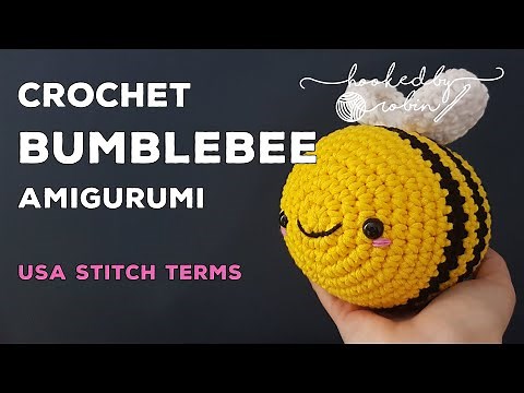 Amigurumi Crochet Bee Tutorial 🐝 (The Famous TikTok Bee Pattern 😅)