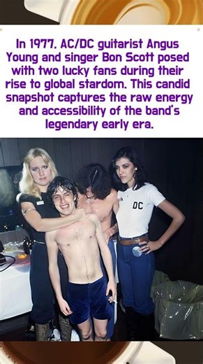 AC/DC Legends Angus Young & Bon Scott (1977)
