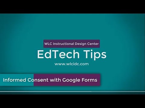 Informed Consent in Google Forms