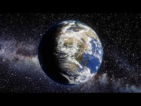 11 hours of planet Earth rotating! relaxing time lapse screen saver