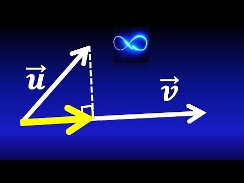37. Projections and vector components. With graphics | Vector calculus