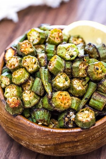 Easy Baked Okra