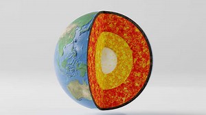 Structure of the Earth Augmented Reality (AR) 3D Model