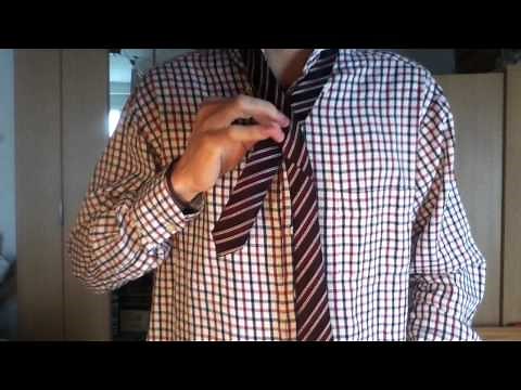Faire un nœud de cravate - tutoriel cravate