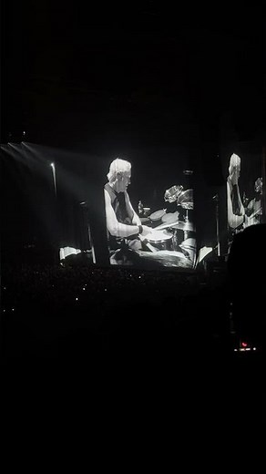 Josh Freese, former Foo Fighters Drummer, plays drum solo with the Nine Inch Nails at CFG Bank