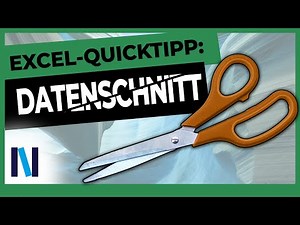 Excel Datenschnitt QUICKTIPP