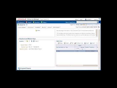 TDE Demo for Oracle Advanced Security (Oracle Database 12c) - Part 3