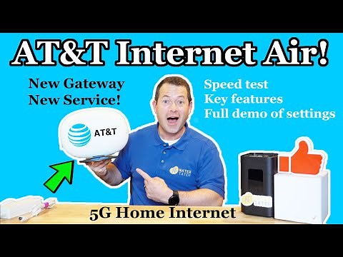 ✅ Just Released! AT&T Internet Air 5G Home Internet Service - Speed Test, Setup, ALL Settings Shown