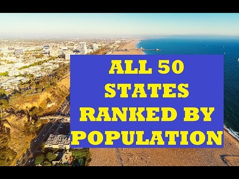 All 50 States Ranked by Population