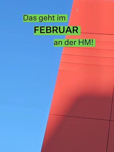 Event-Highlights für Februar an der Hochschule München