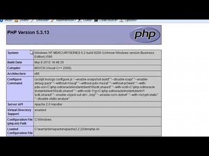 PHP - 2 - Lancer WAMPSERVER et accéder à la page d'accueil