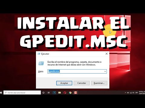 Como Instalar GPEDIT.MSC 2021 en Windows 10 Cualquier Version | Editor de directivas grupo local