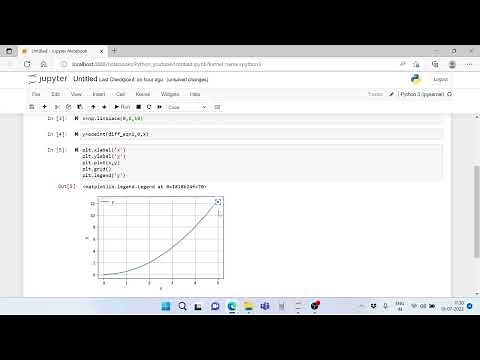 Solution to Ordinary Differential Equation using python