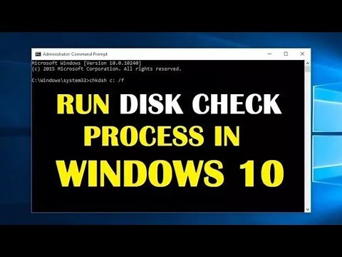 How To Run Disk Check (chkdsk) In Windows 10 | Command Prompt | Run Disk Check Using CMD