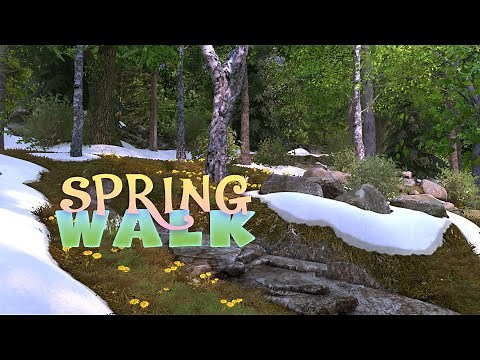 Spring Walk 3D Screensaver Trailer