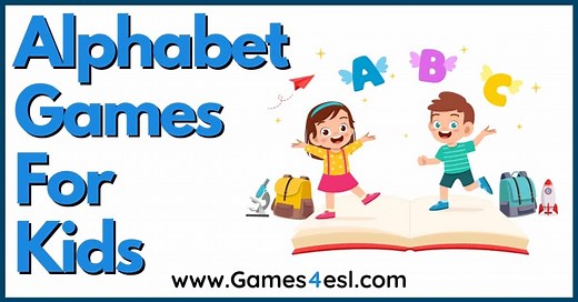 10 Super Fun Alphabet Games For Kids | Games4esl