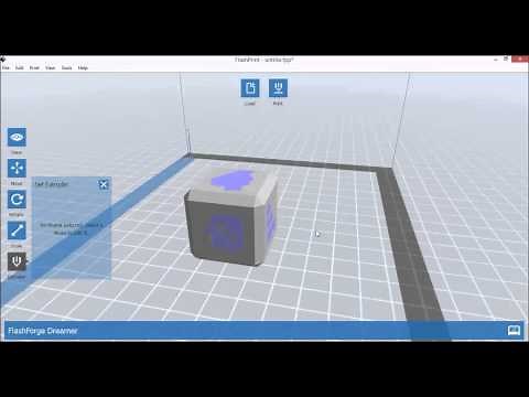 Dual colour printing with Flashforge and Flashprint