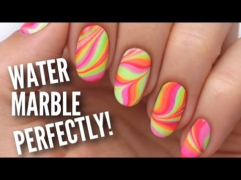 Water Marble Your Nails Perfectly!