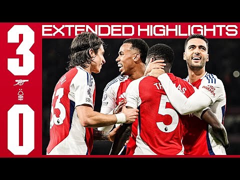 BACK TO WINNING WAYS! 🤩 | EXTENDED HIGHLIGHTS | Arsenal v Nottingham Forest (3-0) | Premier League