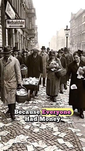 When Money Became Worthless in Germany 😳 #facts #shorts