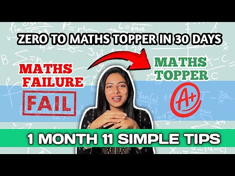 How to study maths effectively, and Become a maths topper (11 easy Tips for you)