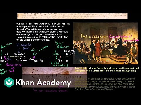 Birth of the US Constitution | US History | Khan Academy