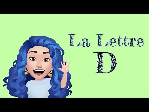 La lettre (D) en Français