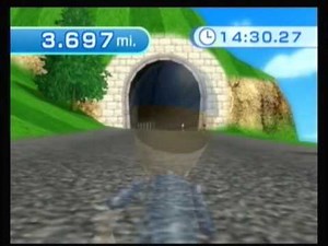 Wii FIt Plus Aerobics Playthrough Part 9 3: Free Run, 30 Minutes