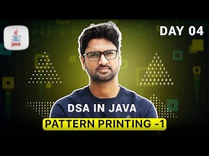 Java Pattern Printing - Part 1 | DSA in JAVA | Vishwa Mohan