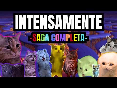 INTENSAMENTE saga completa, cine pero con gatos (meme de gatos)