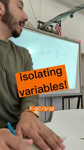 Isolating Variables in Algebra 1