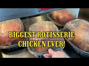Trying Sam’s Club Massive Rotisserie Chicken