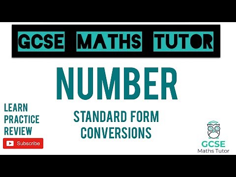 Standard Form Conversions (Higher & Foundation) | GCSE Maths Tutor