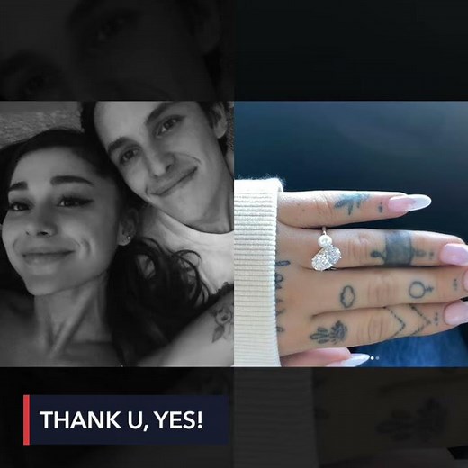 Ariana Grande is engaged to boyfriend Dalton Gomez