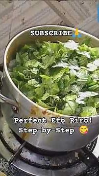 Making Perfect Efo Riro (Quick Step-by-Step!) 😋🔥